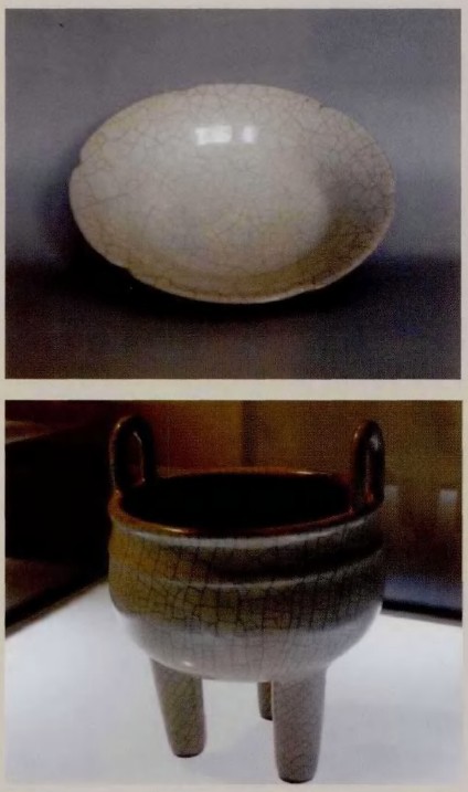 ☆唐物古玩古董☆宋時代 龍泉窯 珍品 梅子青 青磁 くちよ 鬲
